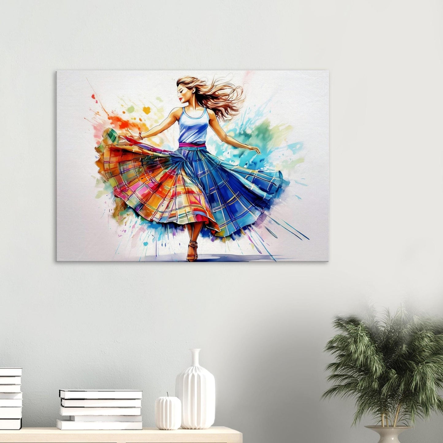 Canvas Scottish Country Dancer