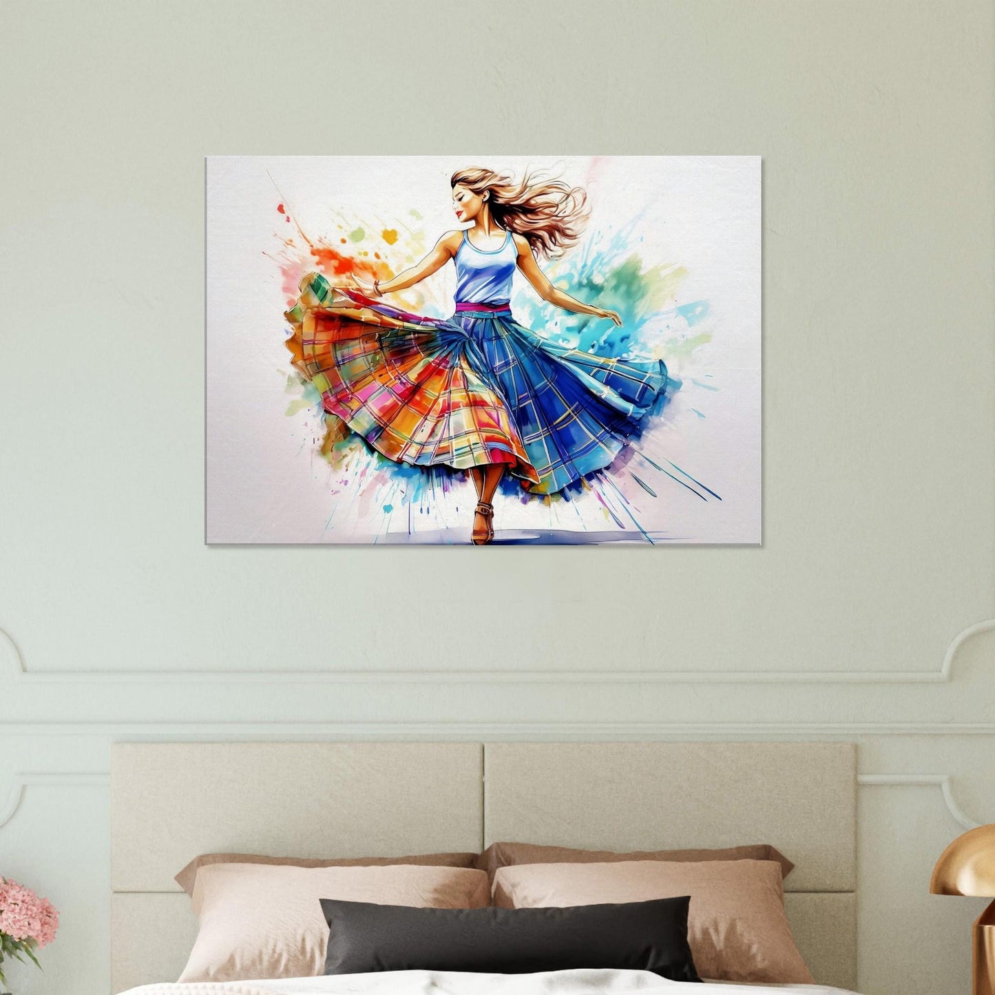 Canvas Scottish Country Dancer
