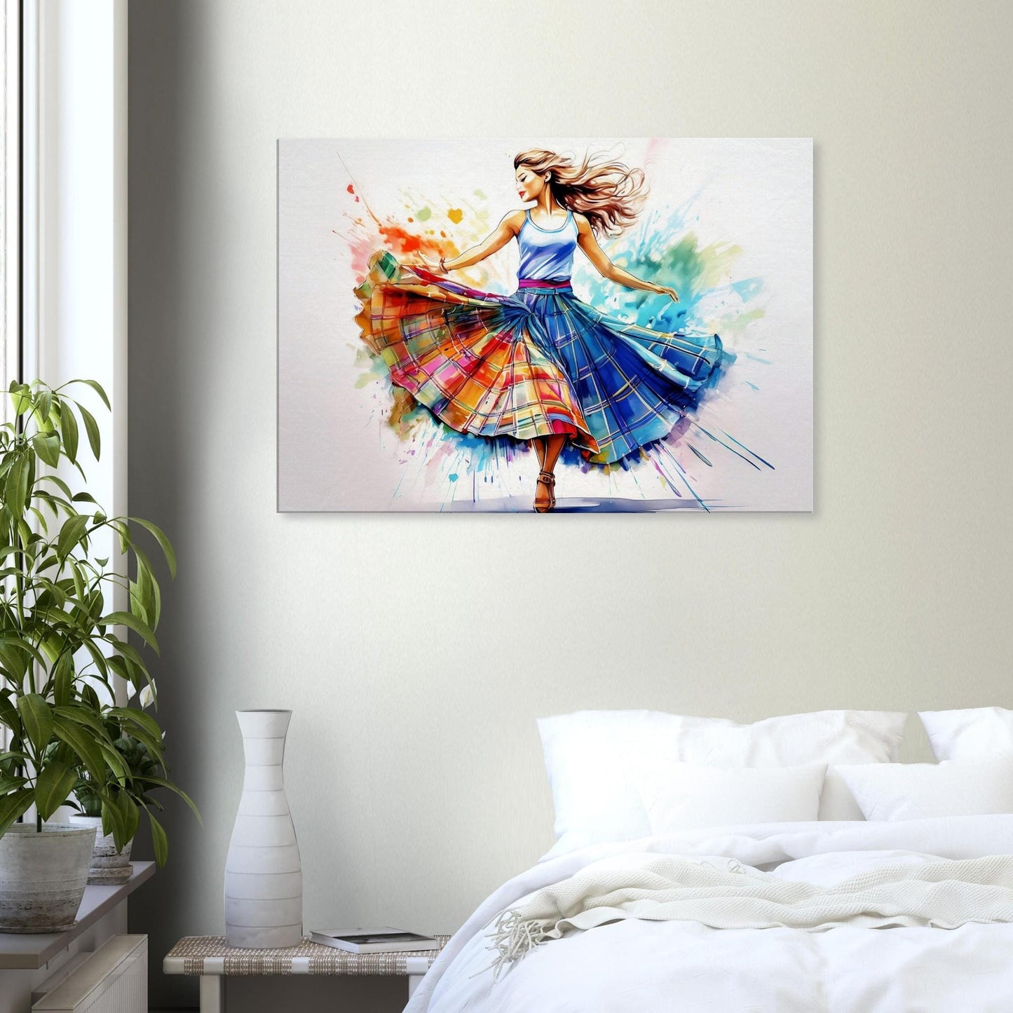 Canvas Scottish Country Dancer