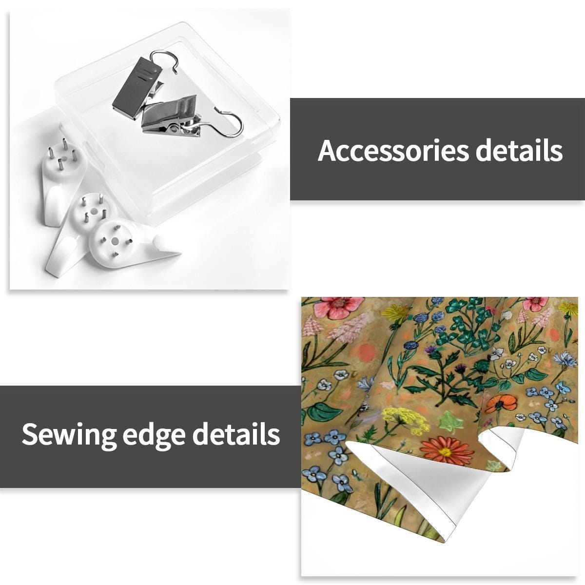 XL Wall Tapestry, Hand Drawn Wildflowers - Floral Wall Decor for England, Scotland, Wales & Ireland | 90"x60" / 228x152 cm