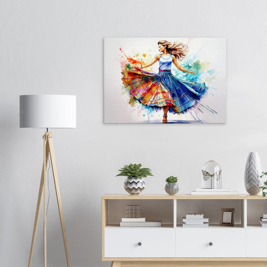 Canvas Scottish Country Dancer